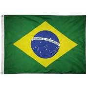 Bandeira Brasil Oficial Bordada 1,13X1,61m