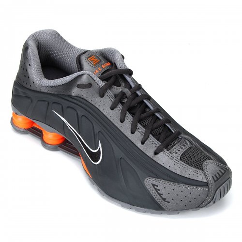 nike laranja e cinza